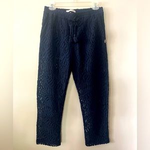 SCOTCH & SODA Jolie Vagabonde Lace Ankle Trouser, Navy Blue, Like New - SZ P